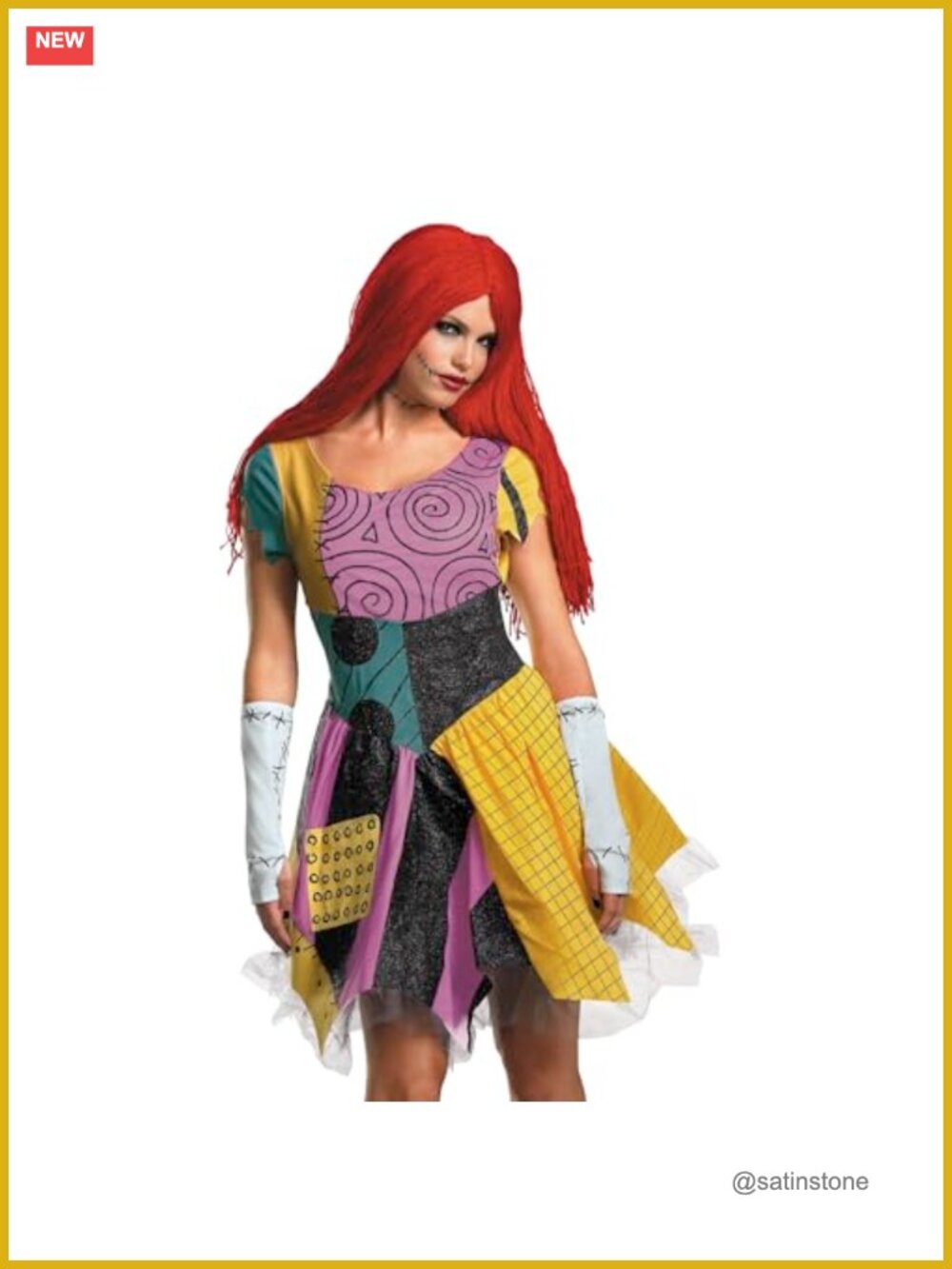 Disguise Sally Fab Costume Nightmare Before Christmas Dress Petticoat
